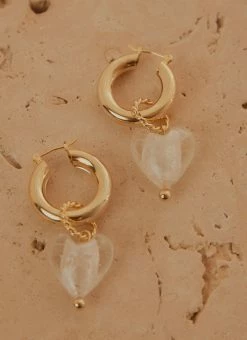 Peppermayo Lana Earrings - Clear Gold 9 Peppermayo Lana Earrings - Clear Gold -Peppermayo Shop bdd4f99f84eb4b1ea74500c099ac641c