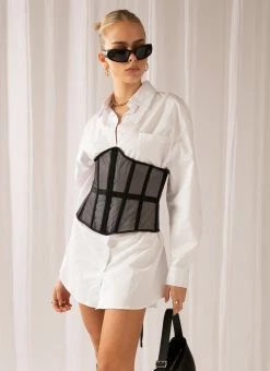 Peppermayo Exclusive Higher Love Bustier - Black