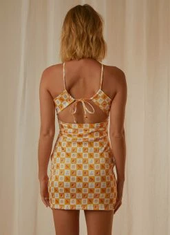 Peppermayo Exclusive Fruta Mini Dress - Fruity Check -Peppermayo Shop beb13b2ce921431c973a090493526cc0