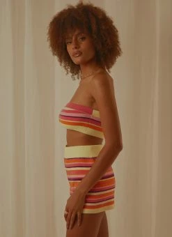 Peppermayo Exclusive Sweet Talker Knit Crop Top - Pink Multi Stripe 12 Peppermayo Exclusive Sweet Talker Knit Crop Top - Pink Multi Stripe -Peppermayo Shop c0bb42d406784388bca2e9697f5ff931