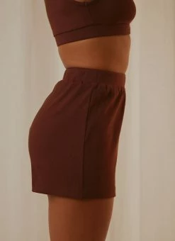 Peppermayo Exclusive PM Basic Organic Cotton Shorts - Choc Brown -Peppermayo Shop c1cb720a51394d0ebffabc4d55916204