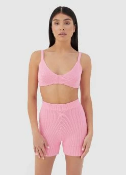 4TH & RECKLESS Jet Lag Bralet - Pink -Peppermayo Shop c1db15107e4441ce8d1300623c599fa1