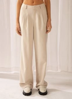Peppermayo Exclusive Magdalena Suit Pants - Stone -Peppermayo Shop c26bed933e2447fb8d4d515d255c2d58