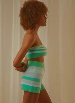 Peppermayo Exclusive Sweet Talker Knit Crop Top - Blue Stripe -Peppermayo Shop c33a0cc4d7d74f2593eb7bb8c51fc2ef