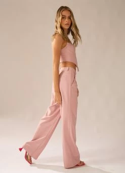 Peppermayo Exclusive Magdalena Suit Pants - Lovers Pink