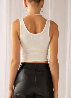 Wrangler Waves Logo Tank - Vintage White 12 Wrangler Waves Logo Tank - Vintage White -Peppermayo Shop c6b0252eb51348449ea0e446662e8a41