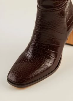 Cult Avenue Austin High Boot - Chocolate Croc -Peppermayo Shop c96b68c24f37447aa96f551af2ef036e