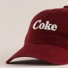 AMERICAN NEEDLE Coke Iconic Ball Park - Maroon -Peppermayo Shop c990d4e4bfe24ce9be84dc3de97336f0