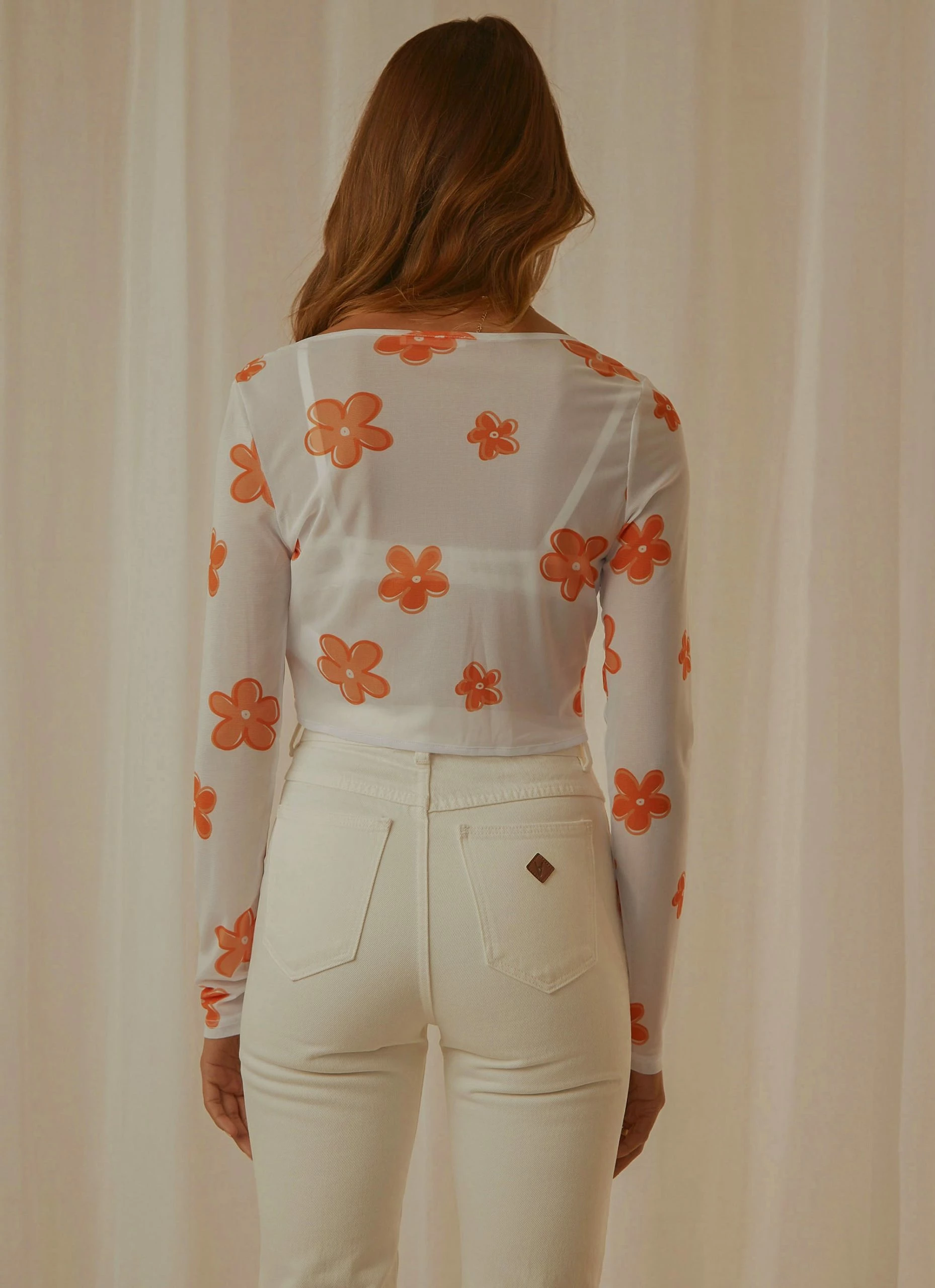 Peppermayo Exclusive Malibu Lovers Tie Top - Mango Blossom 7 Peppermayo Exclusive Malibu Lovers Tie Top - Mango Blossom - Image 5