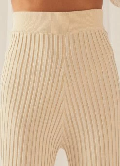 Peppermayo Exclusive Snowfall Rib Knit Pants - Oatmeal -Peppermayo Shop cb49e80bb6634935abca5d66f153c6f1