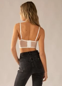 Kat The Label Ivy Bustier - White -Peppermayo Shop cfb5870dfde44c78bb032c2b8b085250
