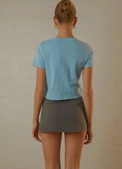 Levi's Cropped Jordie Tee - Natural Blue -Peppermayo Shop d188106ecd5e4e089acc206c371bfdb5