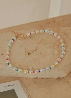 Peppermayo Girls Of Summer Necklace - Pearl Multi -Peppermayo Shop d36ba5ea46324d85a9728d103b921ff7