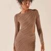 Peppermayo Exclusive Angels Wing Mini Dress - Taupe -Peppermayo Shop d790e34b635443bbb6c5537389c8eee1