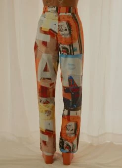 Peppermayo Exclusive Ticket To Nowhere Pants - PM Film Graphic -Peppermayo Shop db23d76060d84a9a813e6f6f5bebbe76