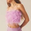 Peppermayo Exclusive The Night Is Ours Feather Crop - Lilac Love -Peppermayo Shop ddc46dd73a394d43aad181d835dc391d