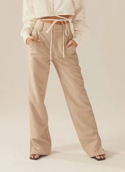 Peppermayo Exclusive Nuance Suit Pants - Oatmeal