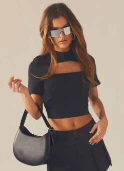 Peppermayo Exclusive London Electric Top - Charcoal