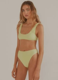 Vacancy Supply Sundance High Waisted Bottoms - Lime -Peppermayo Shop df89eebdf1f840cea7b3df576d773146