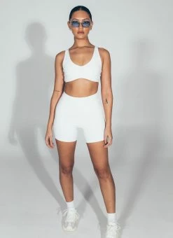 LaHana Swim Pippa Crop - Ribbed White -Peppermayo Shop e0e5723905e545bea7f023eaa1c8913d