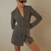 Peppermayo Exclusive Audrina Blazer Dress - Charcoal -Peppermayo Shop e300a1230c124979b26d6c03cb366ed7