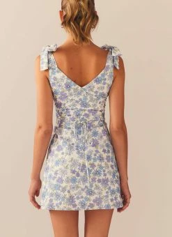 Peppermayo Exclusive Field Of Flowers Mini Dress - Daisy Chain -Peppermayo Shop e423167aaf3a4eca9fe78ad0060caebb