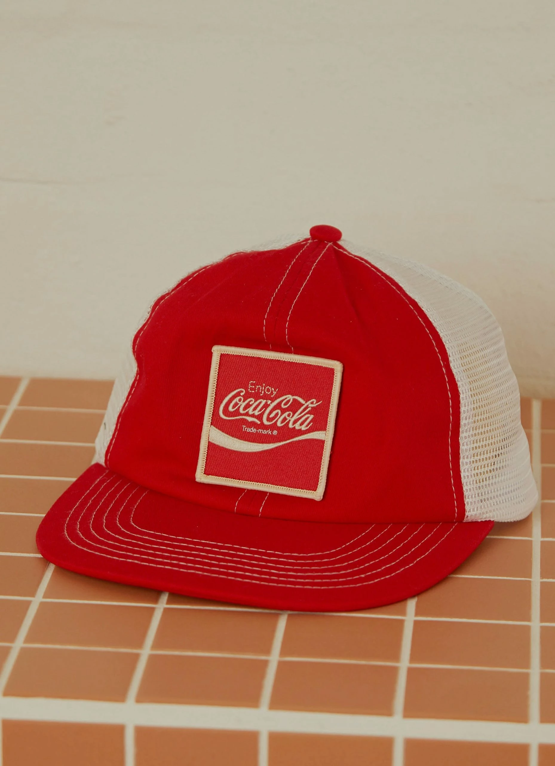 Rolla's Coca Cola Trucker Cap - Coke Red 4 Rolla's Coca Cola Trucker Cap - Coke Red - Image 2