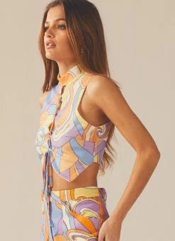 Peppermayo Exclusive Paradising Mesh Top - Retro Swirl 11 Peppermayo Exclusive Paradising Mesh Top - Retro Swirl -Peppermayo Shop e9aacd3f866e45008008bb5886383f98