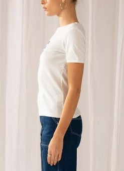 Rolla's Blue Jean Tight Rib Tee - White -Peppermayo Shop ea5ff1c5da224e4c99a1c40436715878