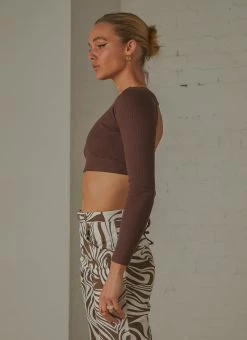 Peppermayo Exclusive Total Crush Tie Back Top - Choc Brown 10 Peppermayo Exclusive Total Crush Tie Back Top - Choc Brown -Peppermayo Shop eaa250e2926a45419101cb277af7e8d6