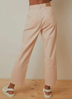 Afends Shelby Hemp High Waist Wide Leg Pant - Ash Pink -Peppermayo Shop eadd024af2604f5d806a8c322aca4b98