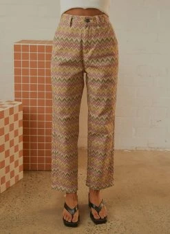 Cools Club California Pant - Retro Chevron -Peppermayo Shop eb849dbb043e44929469e0bd93c23d3a