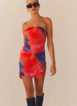 Peppermayo Exclusive Sunset Boogie Mini Tube Dress - Thermostatic -Peppermayo Shop ebaa7f38ad6f44d19b77b575051ebc8c