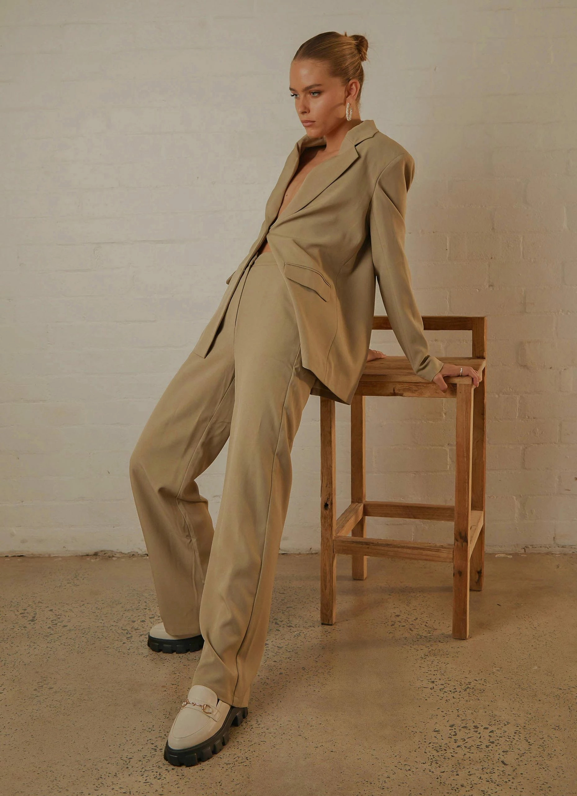 Peppermayo Exclusive Kat Suit Pants - Sage 3 Peppermayo Exclusive Kat Suit Pants - Sage