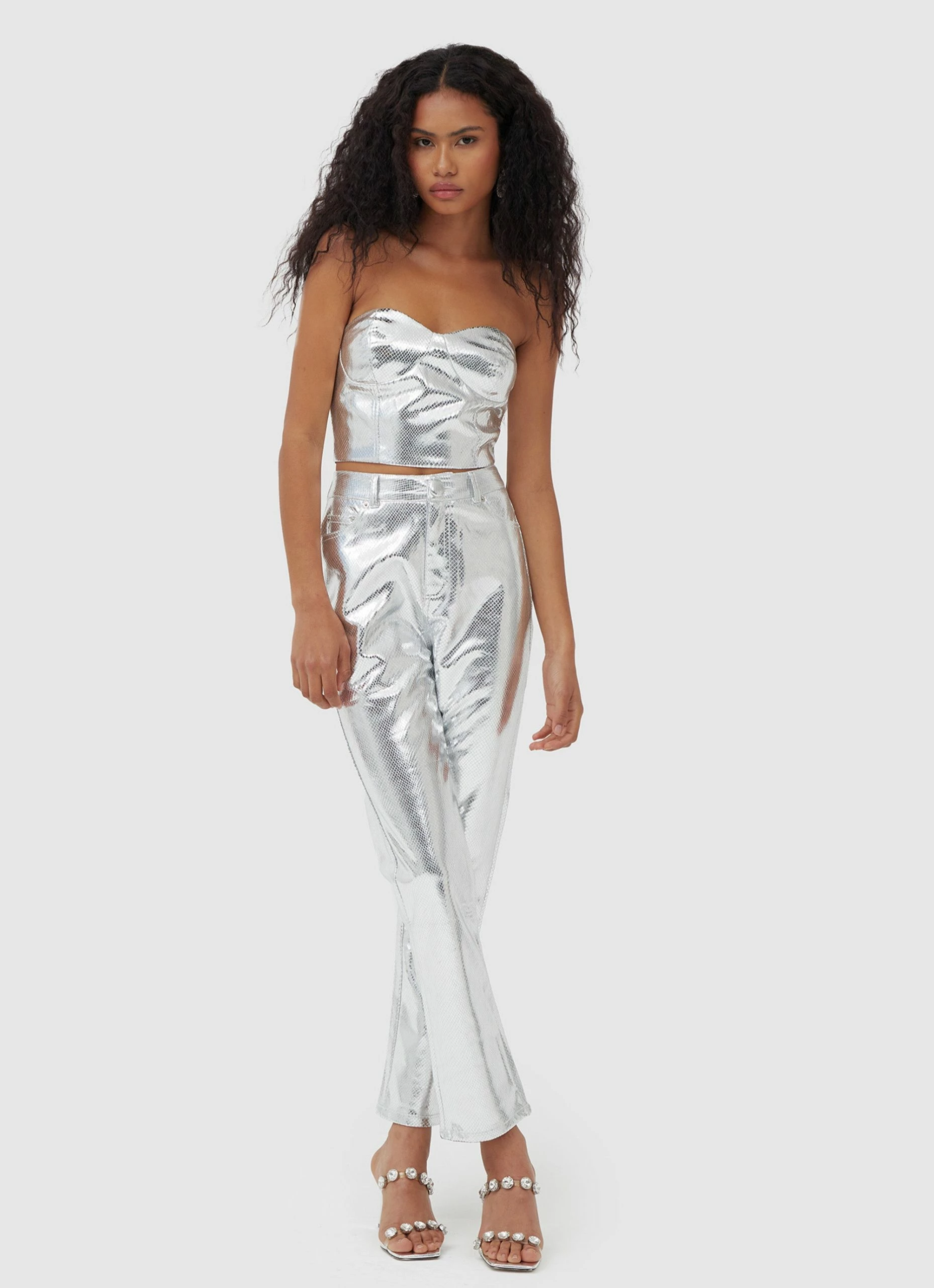 4TH & RECKLESS Philo Trouser - Silver 6 4TH & RECKLESS Philo Trouser - Silver - Image 4