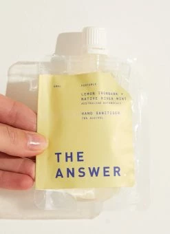 The Answer Hand Sanitiser - 50ML - Lemon Ironbark & Native River Mint