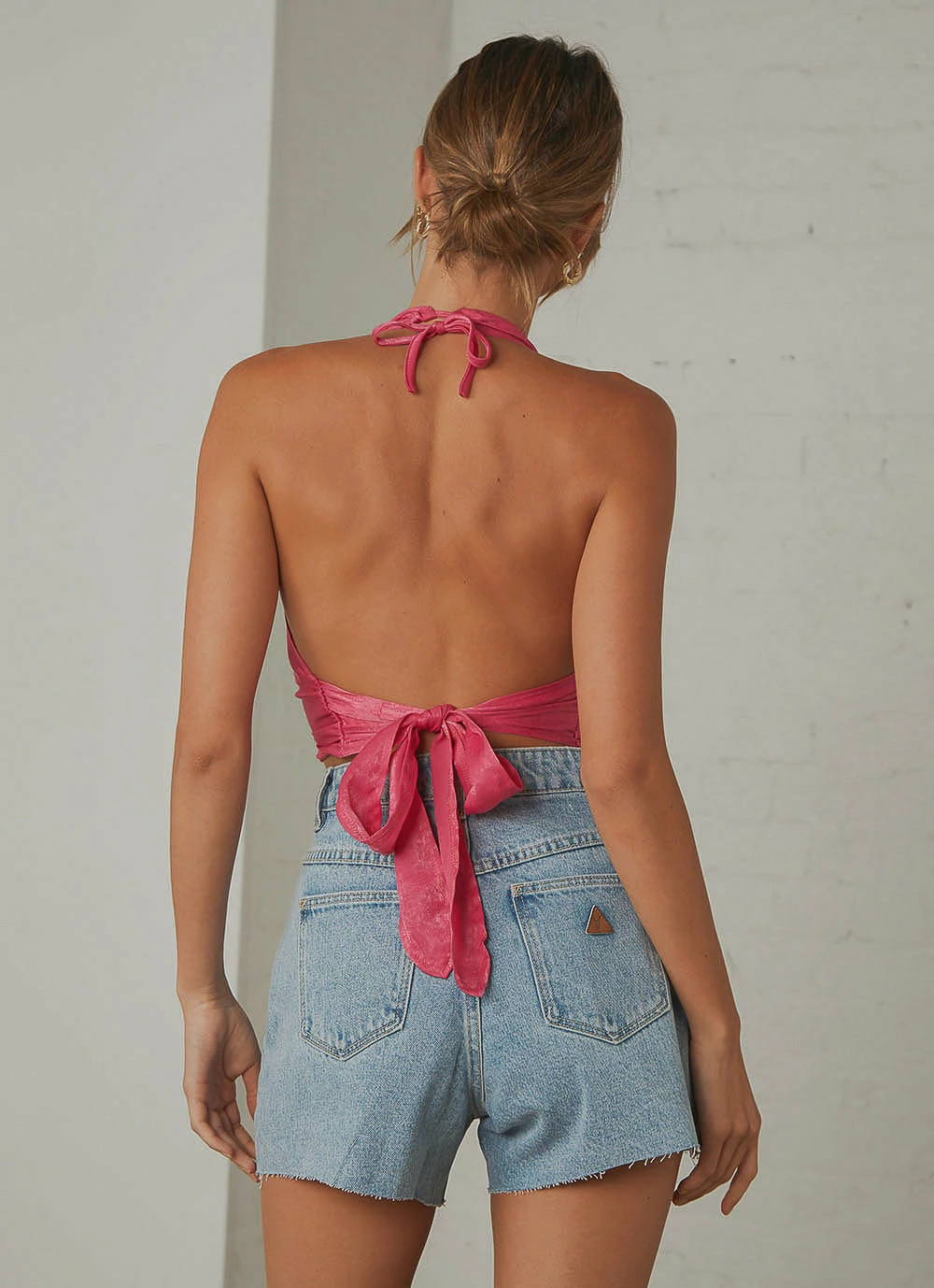 Peppermayo Exclusive Betty Halter Neck Top - Magenta 6 Peppermayo Exclusive Betty Halter Neck Top - Magenta - Image 4