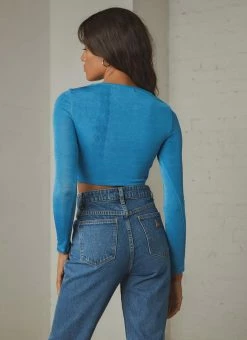 Peppermayo Superlove Crop Top - Blue -Peppermayo Shop ee6a03f6d47042e8a7a17e3bf2320515 ae190259 35f3 40fe a330 4f33b62652d8