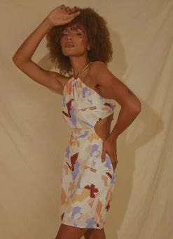 Peppermayo Exclusive LouLou Mini Dress - Abstract Resort
