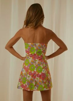 Peppermayo Exclusive Petit Fleur Tube Mini Dress - 70s Floral -Peppermayo Shop f26a40d727624836990c3c8333939b11