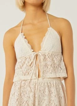 Peppermayo Exclusive All The Ways To Love Lace Cami - Ivory
