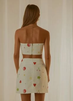 Peppermayo Exclusive Fashion Flashback Bustier - 90s Motif -Peppermayo Shop f7e1c0d3119341bdb04cc5aae956bb75