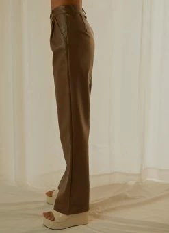 Peppermayo Exclusive Going Places Pants - Chocolate -Peppermayo Shop fc80687b311f43328ef286b6bfdc564e