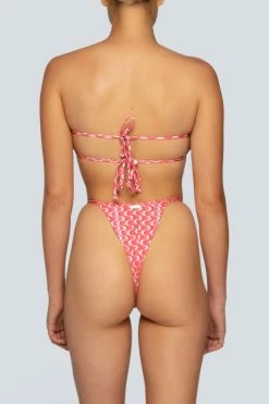 LaHana Swim Paten Top - Pink Wave 15 LaHana Swim Paten Top - Pink Wave -Peppermayo Shop lahana paten pink wave back