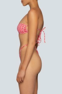 LaHana Swim Paten Top - Pink Wave 14 LaHana Swim Paten Top - Pink Wave -Peppermayo Shop lahana paten pink wave side