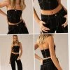 Peppermayo Exclusive Nailed It Tube Top - Pitch -Peppermayo Shop thumb 2