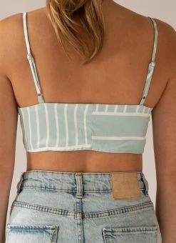 4TH & RECKLESS Francesca Top - Sage Print -Peppermayo Shop untitled 1167 2