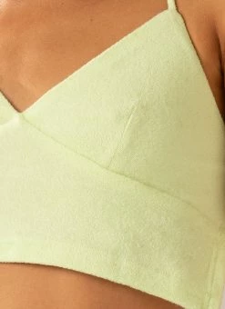 Peppermayo Exclusive Warmer Water Terry Halter Crop - Lime Green -Peppermayo Shop untitled 3457